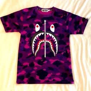Bape purple camo tshirt. Only worn once!